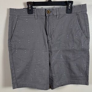 Men's Jachs New York Bleecker Short Gray Patterned Flat Front Shorts